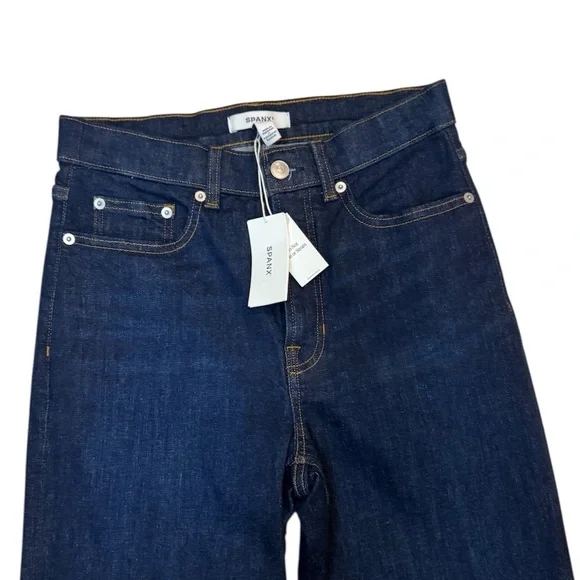 NWT SPANXsculpt Lycra Ankle Slim Jeans in Hayward Wash Size 8